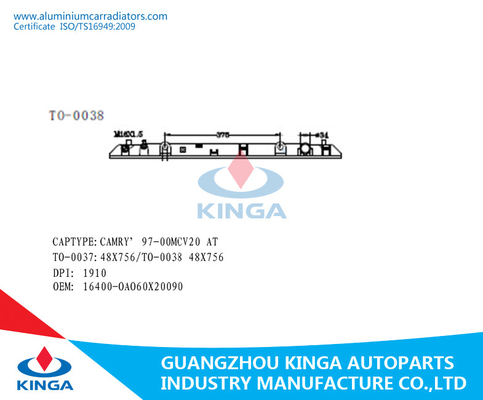 China El tanque inferior plástico para Toyota Camry'97 - 00 Mcv20 en el reemplazo del radiador proveedor