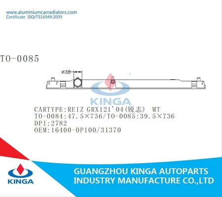 TA plástica GRX121/2 04 de TOYOTA REIZ del radiador del tanque de la parte inferior del alto rendimiento proveedor