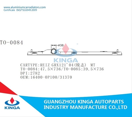 TA plástica de TOYOTA REIZ GRX121/2 04 del tanque del radiador superior del tanque del radiador proveedor