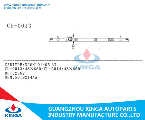 El tanque plástico del radiador del coche para el material del OEM 5019214AA NEON'01-05 PA66 proveedor