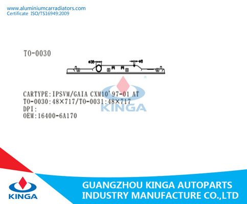 El tanque plástico del radiador del PA 66 para el reemplazo del tanque del radiador de IPSVM GAIA CXM10'97-01 proveedor