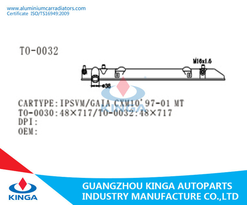 El tanque inferior plástico del tanque del radiador para el radiador de TOYOTA IPSVM GAIA CXM10'97-01MT proveedor