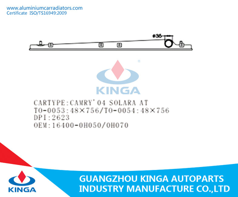 El tanque plástico del top de Raidator para OEM 16400-OAO71 de Toyota Sienna'97-At proveedor