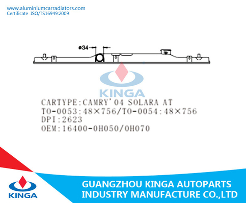 Los tanques plásticos del radiador del líquido refrigerador del coche de Toyota para la transmisión de CAMRY 2004 SOLARA Automotic proveedor