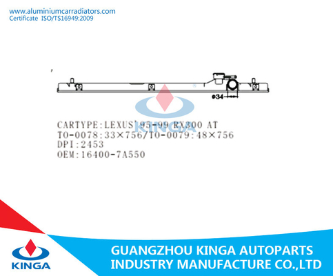 Reemplazo plástico LEXUS'95-99 RX300 del tanque del radiador del OEM 16400-20120 EN proveedor