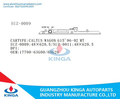 El tanque del top del radiador del reemplazo para el carro G15'96-02 del OEM 11700-63G11/de 63G12 Suzuki Caltus en proveedor