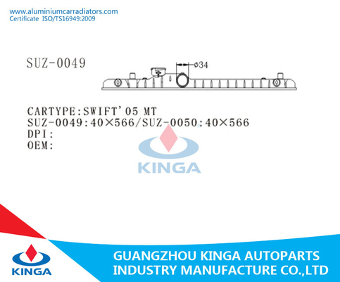 El auto substituye suelda el tanque plástico del radiador para TA rápida 05 KJ-18032 de Suzuki proveedor