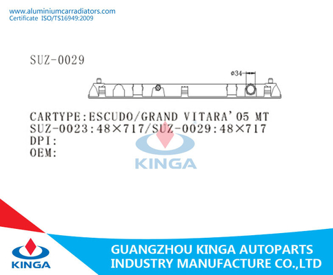 El tanque plástico del radiador modelo plástico de las piezas de automóvil para la TA de /GRAND/VITARA 05 del ESCUDO de Suzuki proveedor