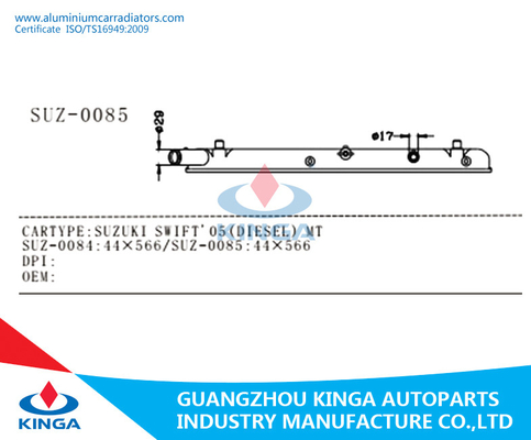 Botella del tanque del radiador de la TA de Suzuki Swift'05 del precio bajo en venta grande proveedor