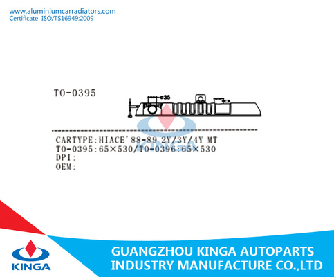 El tanque plástico del radiador de las piezas automotrices de Toyota Hiace ‘88-89 2Y/3Y/4Y Mt para el reemplazo proveedor